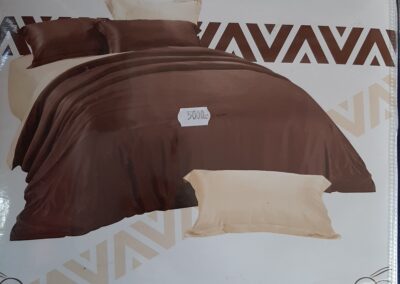 7 Részes Ágynemű Garnitúra. Egyszínű Barna